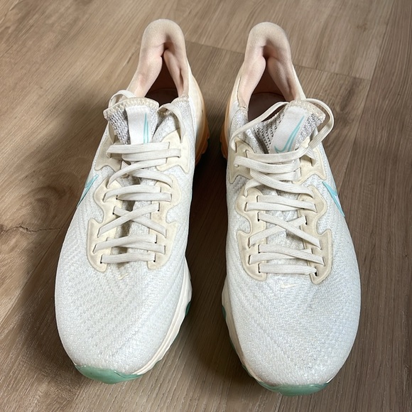 Nike Air Zoom Infinity Tour White Peach Sz 8.5 - Picture 2 of 5